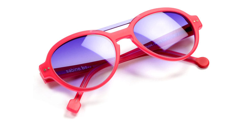 Sabine Be® Be Hype Sun - Matte Neon Pink / Satin Light Purple Sunglasses
