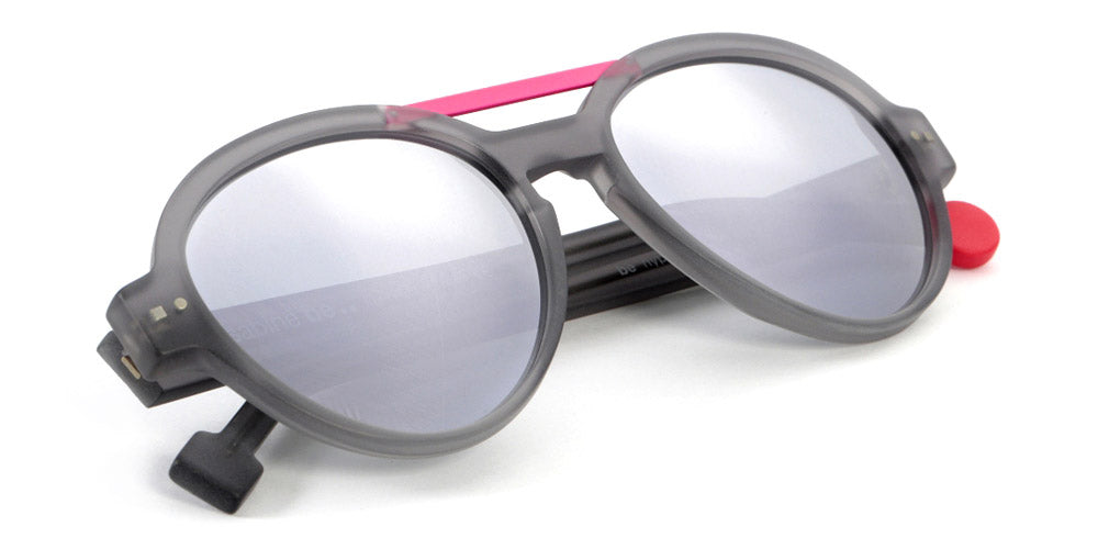 Sabine Be® Be Hype Sun - Matte Translucent Gray / Satin Neon Pink Sunglasses
