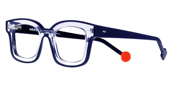 Sabine Be® Be Idol Line - Shiny Crystal / Shiny Midnight Blue Eyeglasses
