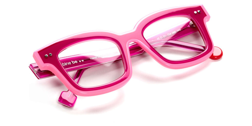 Sabine Be® Be Idol Line - Shiny Fuchsia Pink / Shiny Neon Pink Eyeglasses