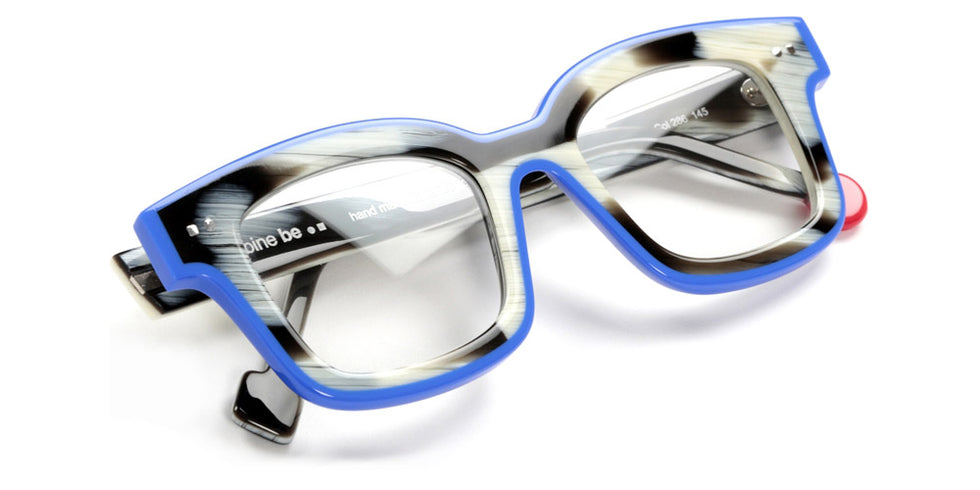 Sabine Be® Be Idol Line - Shiny Horn / Shiny Klein Blue Eyeglasses