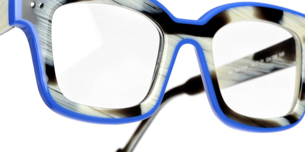 Sabine Be® Be Idol Line - Shiny Horn / Shiny Klein Blue Eyeglasses