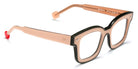 Sabine Be® Be Idol Line - Shiny Translucent Nude / White / Shiny Translucent Nude / Shiny Gray Eyeglasses
