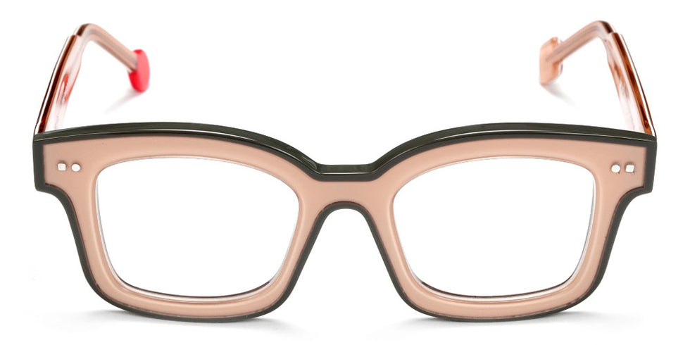 Sabine Be® Be Idol Line - Shiny Translucent Nude / White / Shiny Translucent Nude / Shiny Gray Eyeglasses