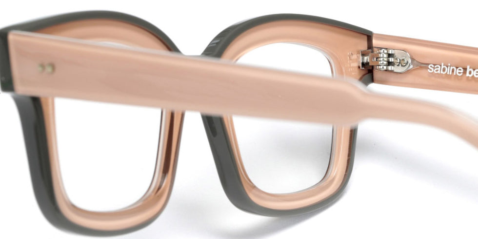 Sabine Be® Be Idol Line - Shiny Translucent Nude / White / Shiny Translucent Nude / Shiny Gray Eyeglasses