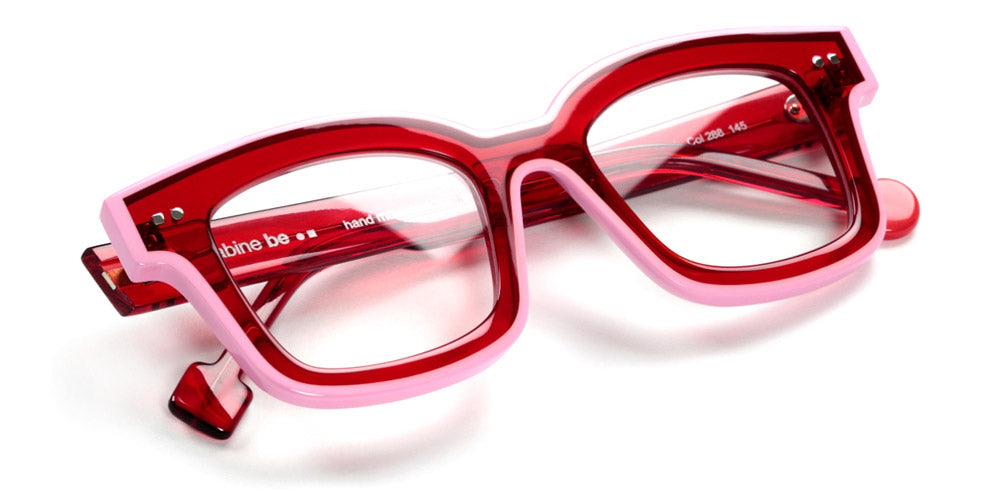 Sabine Be® Be Idol Line - Shiny Translucent Red / Shiny Pink Eyeglasses