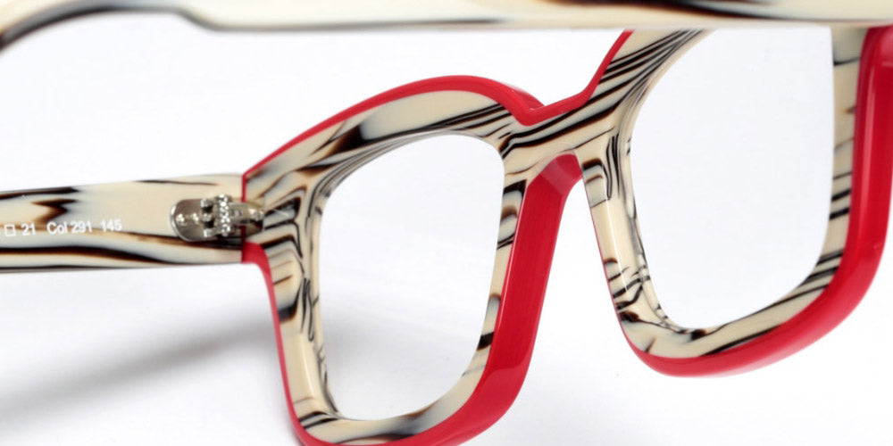 Sabine Be® Be Idol Line - Shiny Vanilla Choco / Shiny Red Eyeglasses