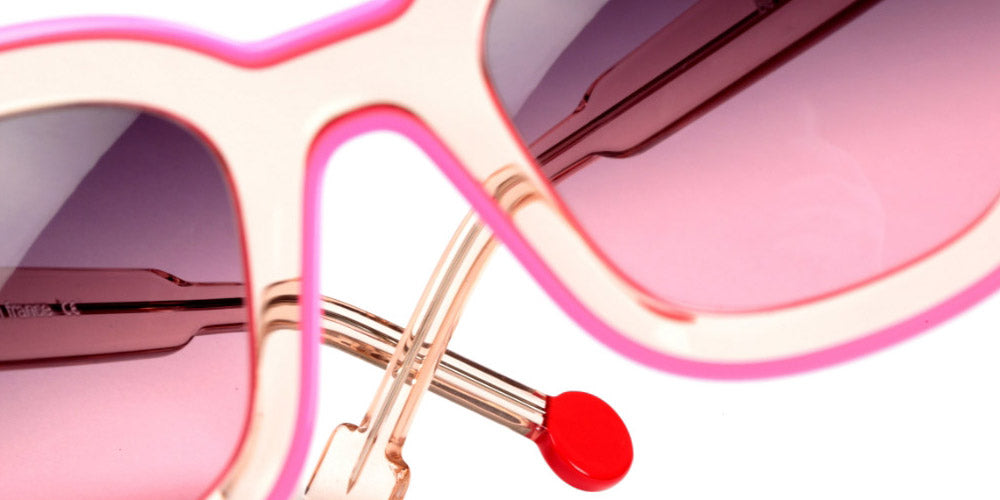 Sabine Be® Be Idol Line Sun - Shiny Nude / Shiny Neon Pink Sunglasses