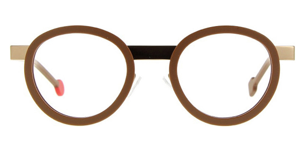 Sabine Be® Be Lucky - Matte Brown / Polished Rose Gold Eyeglasses