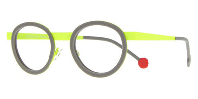 Sabine Be® Be Lucky - Matte Solid Grey / Satin Neon Yellow Eyeglasses