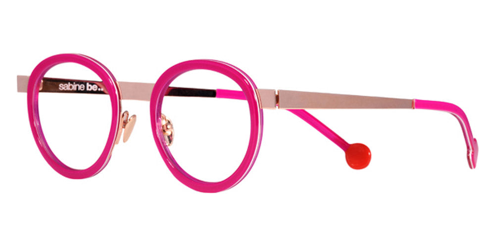 Sabine Be® Be Lucky - Shiny Fushia Pink/ Polished Rose Gold Eyeglasses