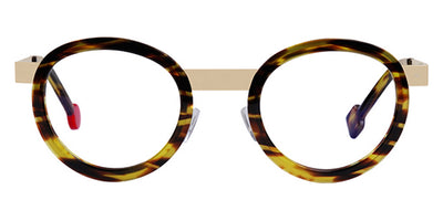 Sabine Be® Be Lucky - Shiny Veined Tortoise / Polished Pale Gold Eyeglasses