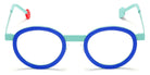 Sabine Be® Be Lucky - Translucent Majorelle Blue Glossy Turquoise White / Satin Turquoise Eyeglasses