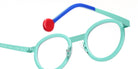 Sabine Be® Be Lucky - Translucent Majorelle Blue Glossy Turquoise White / Satin Turquoise Eyeglasses