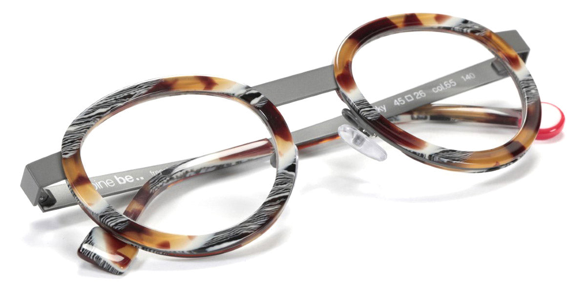 Sabine Be® Be Lucky - Shiny Vintage Scale / Satin Taupe Eyeglasses
