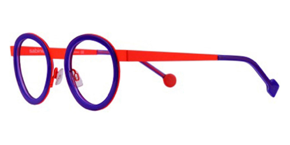 Sabine Be® Be Lucky - Shiny Purple / Satin Neon Orange Eyeglasses