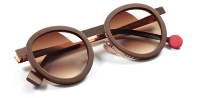 Sabine Be® Be Lucky Sun - Matte Brown / Polished Rose Gold Sunglasses