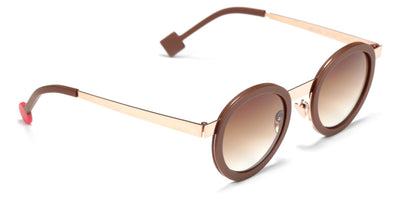 Sabine Be® Be Lucky Sun - Matte Brown / Polished Rose Gold Sunglasses