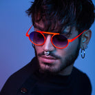 Sabine Be® Be Mood Slim Sun - Satin Neon Orange Sunglasses