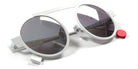 Sabine Be® Be Mood Slim Sun - Satin White Sunglasses