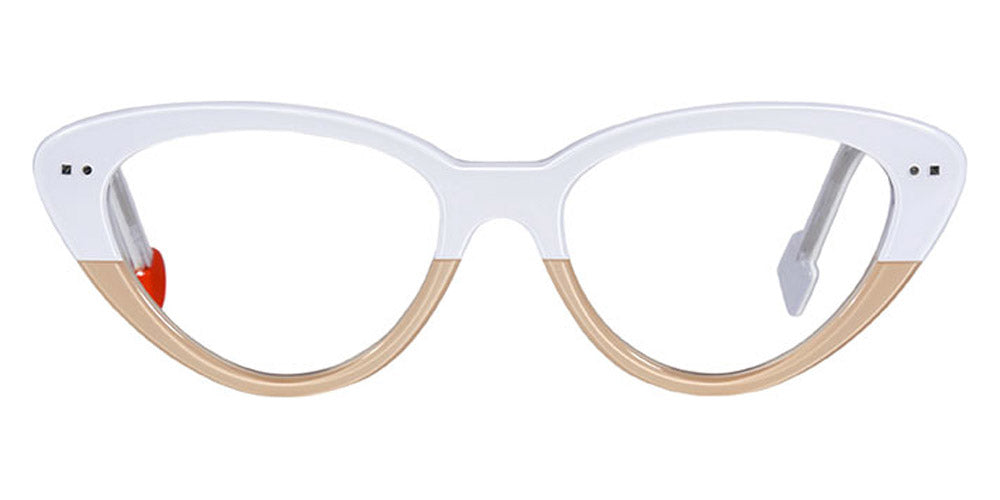 Sabine Be® Be Pretty - Shiny Crystal White / Shiny Translucent Nude Eyeglasses