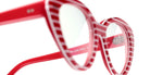 Sabine Be® Be Pretty Stripe - Shiny Red Fat Stripes Eyeglasses