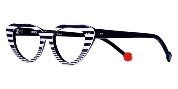 Sabine Be® Be Pretty Stripe - Shiny Navy Blue Fat Stripes / Shiny Navy Blue Slim Stripes Eyeglasses