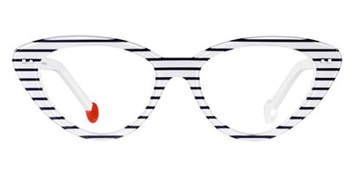 Sabine Be® Be Pretty Stripe - Shiny Navy Blue Slim Stripes Eyeglasses