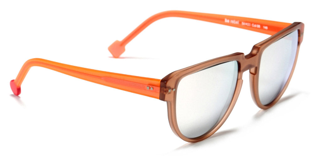 Sabine Be® Be Rebel Sun - Matte Translucent Beige / Matte Neon Translucent Orange Sunglasses