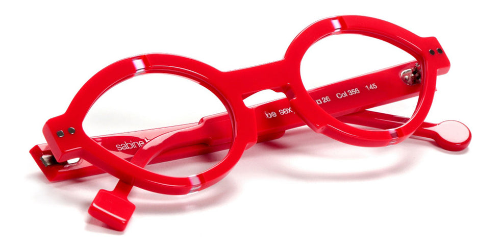 Sabine Be® Be Sexy - Shiny Neon Coral / Shiny Crystal Eyeglasses