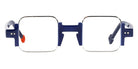Sabine Be® Be Square - Shiny Midnight Blue / Polished Palladium Eyeglasses