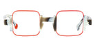Sabine Be® Be Square - Shiny Horn / Satin Red Eyeglasses