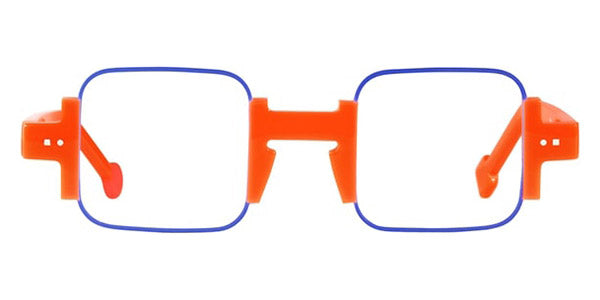 Sabine Be® Be Square - Shiny Miami Neon Orange / Satin Blue Klein Eyeglasses