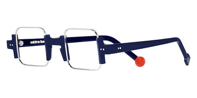 Sabine Be® Be Square - Shiny Midnight Blue / Polished Palladium Eyeglasses