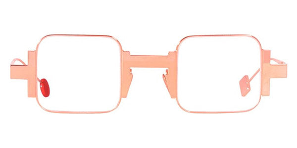 Sabine Be® Be Square Slim - Polished Rose Gold Eyeglasses