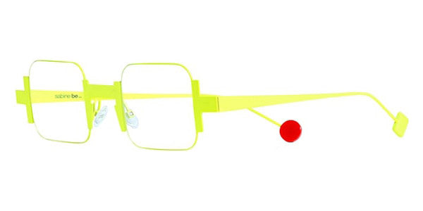 Sabine Be® Be Square Slim - Satin Neon Yellow Eyeglasses