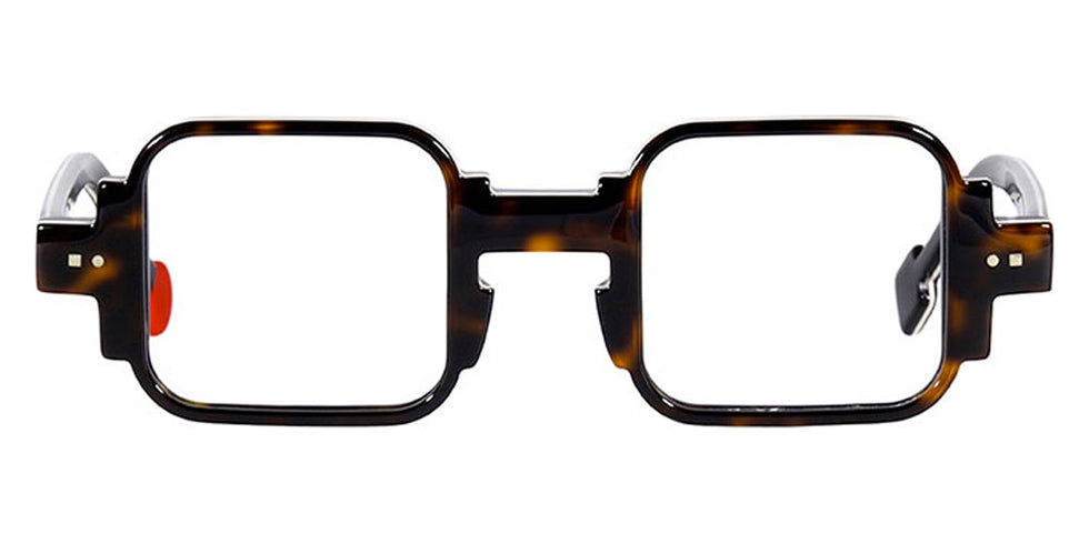 Sabine Be® Be Square Swell - Shiny Dark Tortoise / White / Shiny Dark Tortoise Eyeglasses