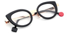 Sabine Be® Be String - Shiny Midnight Blue / Polished Rose Gold Eyeglasses