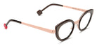 Sabine Be® Be String - Matt Glossy Brown / Satin Nude Eyeglasses