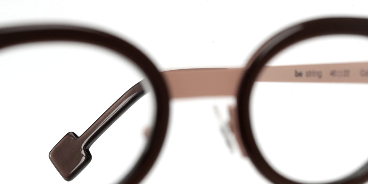 Sabine Be® Be String - Matt Glossy Brown / Satin Nude Eyeglasses