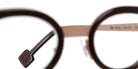 Sabine Be® Be String - Matt Glossy Brown / Satin Nude Eyeglasses