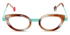 Sabine Be® Be String - Shiny Vintage Horn / Satin Turquoise Eyeglasses