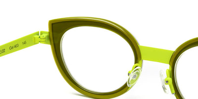 Sabine Be® Be String - Shiny Translucent Light Green / Neon Yellow Satin Eyeglasses