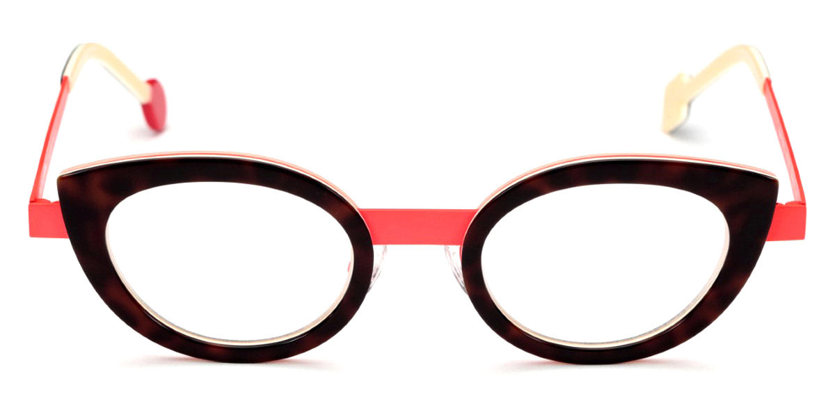 Sabine Be® Be String - Shiny Auburn Tortoise / Neon Orange Satin Eyeglasses