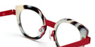 Sabine Be® Be String - Shiny Horn / Satin Red Eyeglasses