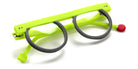 Sabine Be® Be Strong By Mina - Matte Neon Yellow / Matte Solid Grey Eyeglasses