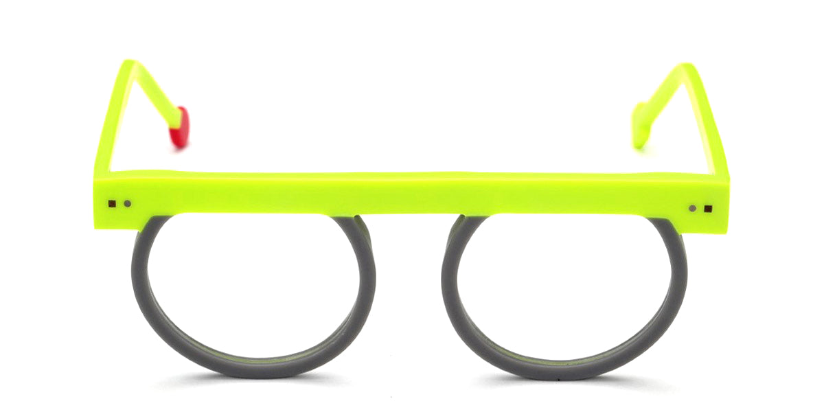 Sabine Be® Be Strong By Mina - Matte Neon Yellow / Matte Solid Grey Eyeglasses