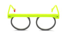 Sabine Be® Be Strong By Mina - Matte Neon Yellow / Matte Solid Grey Eyeglasses