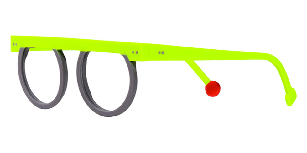 Sabine Be® Be Strong By Mina - Matte Neon Yellow / Matte Solid Grey Eyeglasses