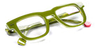 Sabine Be® Be Swag - Shiny Translucent Light Green / White / Shiny Translucent / Light Green Eyeglasses